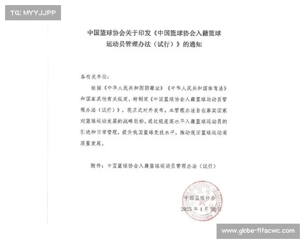 中国篮协发布新规 俱乐部可主导外援归化流程促进球队建设 中国篮协发布新规 俱乐部可主导外援归化流程促进球队建设